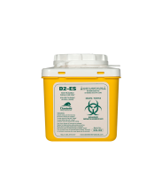 D2 Ecoship 2 Litre Single-Use Sharps Container