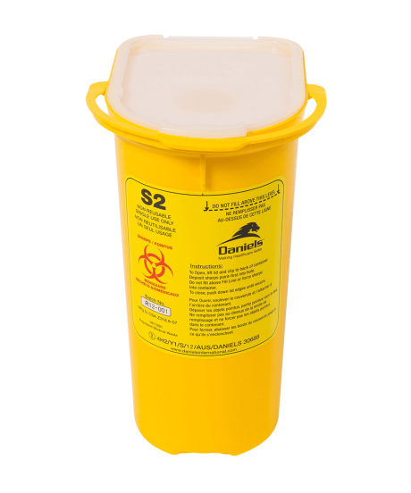 S2 Single Use Sharps Container